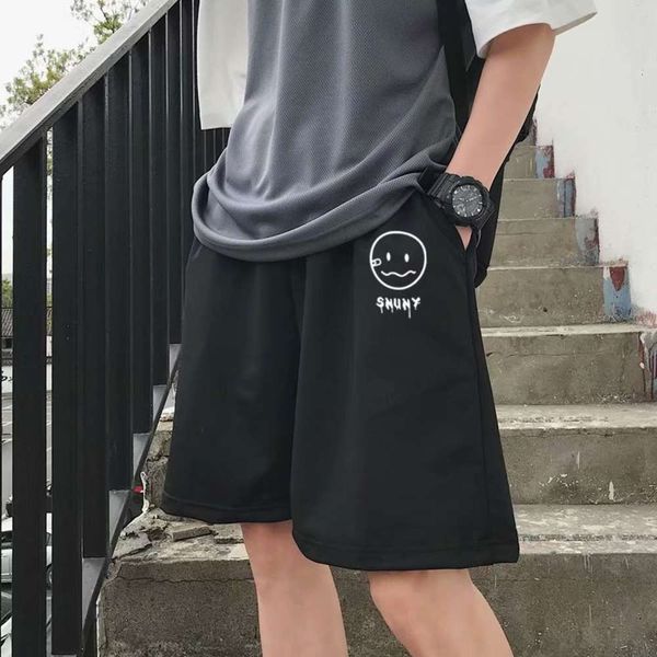summer men's sports leisure cartoon smiley face print shorts youth beach capris, White;black
summer men's sports leisure cartoon smiley face print shorts youth beach capris, White;black