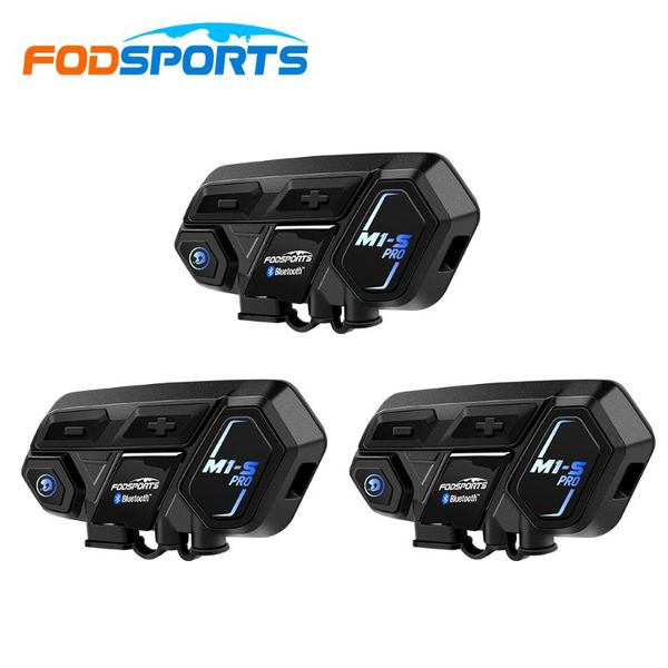 3pcs fodsports m1s pro intercom motorcycle wireless bluetooth headset helmet 8 riders 2000m waterproof intercomunicador moto
3pcs fodsports m1s pro intercom motorcycle wireless bluetooth headset helmet 8 riders 2000m waterproof intercomunicador moto