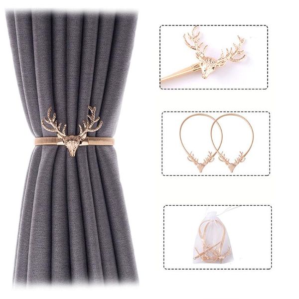 other home decor 7cm big elk head elastic curtain strap nordic light luxury style deer spring waist chain belt punch-buckle
other home decor 7cm big elk head elastic curtain strap nordic light luxury style deer spring waist chain belt punch-buckle