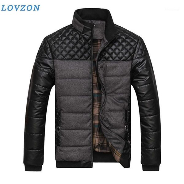 men's jackets lovzon and coats pu patchwork designer men outerwear winter fashion male clothing, Black;brown
men's jackets lovzon and coats pu patchwork designer men outerwear winter fashion male clothing, Black;brown