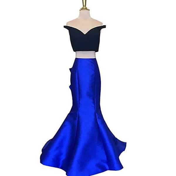party dresses 2021 two pieces gown prom long pleat vestidos de fiesta satin v-neck off shoulder evening dress, White;black
party dresses 2021 two pieces gown prom long pleat vestidos de fiesta satin v-neck off shoulder evening dress, White;black