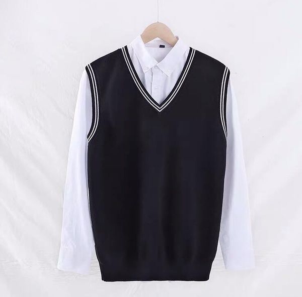 christmas fashion sping new v-neck knitting the new solid color embroidery vest men's sweaters black grey, White;black
christmas fashion sping new v-neck knitting the new solid color embroidery vest men's sweaters black grey, White;black