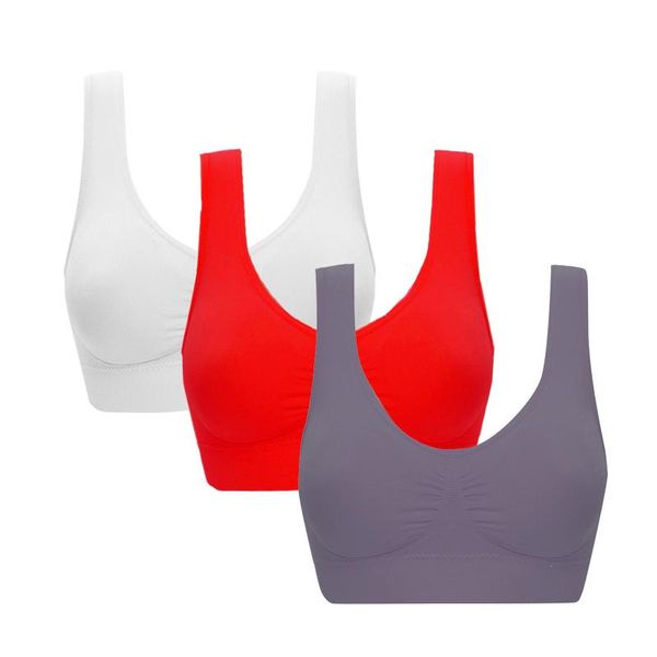 yoga outfit 3pcs double women plus size strapless sports bra bandeau tube removable padded stretchy pushup fitness sujetadores#30
yoga outfit 3pcs double women plus size strapless sports bra bandeau tube removable padded stretchy pushup fitness sujetadores#30