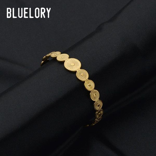 bangle bluelory vintage sun shape women cuff bracelets 14k stainless steel round metal trendy geometric birthday gift, Black
bangle bluelory vintage sun shape women cuff bracelets 14k stainless steel round metal trendy geometric birthday gift, Black