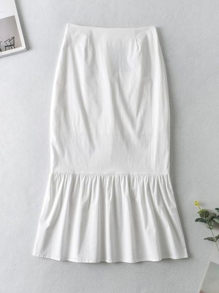 skirts fishtail skirt half body women spring 2021 high waist a-shaped fold wrap hip ruffle edge white, Black
skirts fishtail skirt half body women spring 2021 high waist a-shaped fold wrap hip ruffle edge white, Black