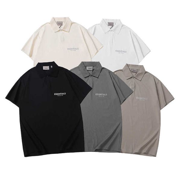 of line fera double god essentials lapel reflective letter loose short sleeve t shirt couple men and women, White;black
of line fera double god essentials lapel reflective letter loose short sleeve t shirt couple men and women, White;black