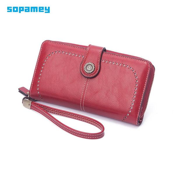 wallets women clutch long solid color leather female coin purses ladies money bag phone bags fashion card holder clip 2021, Red;black
wallets women clutch long solid color leather female coin purses ladies money bag phone bags fashion card holder clip 2021, Red;black