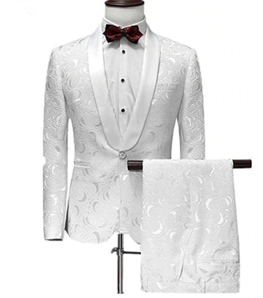 men's suits & blazers men suit one button white jacquard with pants tuxedo shawl collar wedding custom made 2 pieces(jacket+pants), White;black
men's suits & blazers men suit one button white jacquard with pants tuxedo shawl collar wedding custom made 2 pieces(jacket+pants), White;black