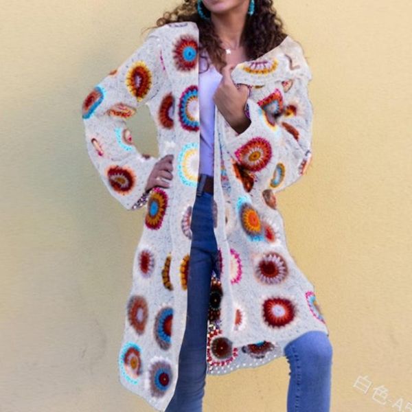 women's knits & tees wepbel printed blue knitted hooded sweater outwear autumn winter women sweaters long sleeve single-breasted cardig, White
women's knits & tees wepbel printed blue knitted hooded sweater outwear autumn winter women sweaters long sleeve single-breasted cardig, White