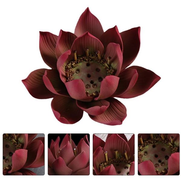 fragrance lamps 1pc lotus model artware decorative ceramic incense base household furnishing
fragrance lamps 1pc lotus model artware decorative ceramic incense base household furnishing