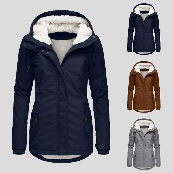women's jackets fashion winter women jacket medium-long thicken outwear hooded wadded coat slim parka cotton-padded overcoat, Black;brown
women's jackets fashion winter women jacket medium-long thicken outwear hooded wadded coat slim parka cotton-padded overcoat, Black;brown