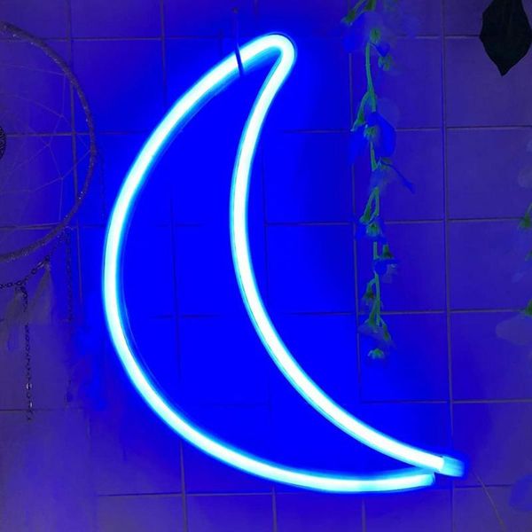 party decoration moon shape neon signs art wall decor led light for bedroom children's room home bar
party decoration moon shape neon signs art wall decor led light for bedroom children's room home bar