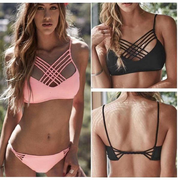 pure women halter weave color swimsuits s-xl swimming suit 2 pcs sets swimwear muti-rope brazilian bandage push up padded bikini, White;black
pure women halter weave color swimsuits s-xl swimming suit 2 pcs sets swimwear muti-rope brazilian bandage push up padded bikini, White;black