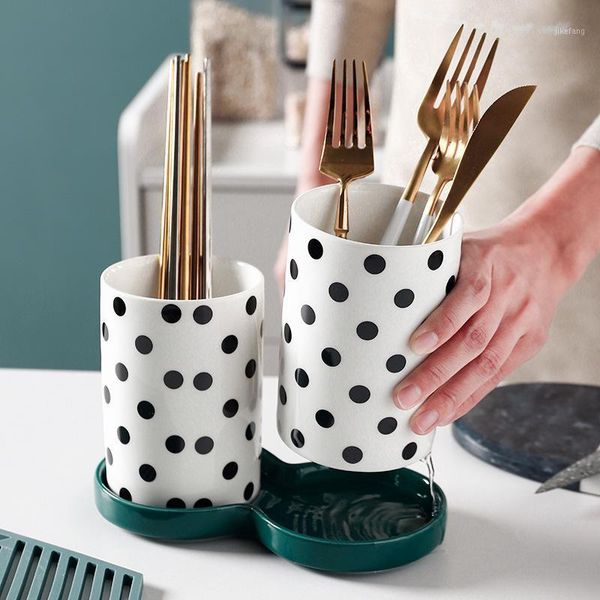 storage bottles & jars ceramic point cutlery tube with drainer tray spoons forks knives container jar tableware organizer kitchen accessorie
storage bottles & jars ceramic point cutlery tube with drainer tray spoons forks knives container jar tableware organizer kitchen accessorie
