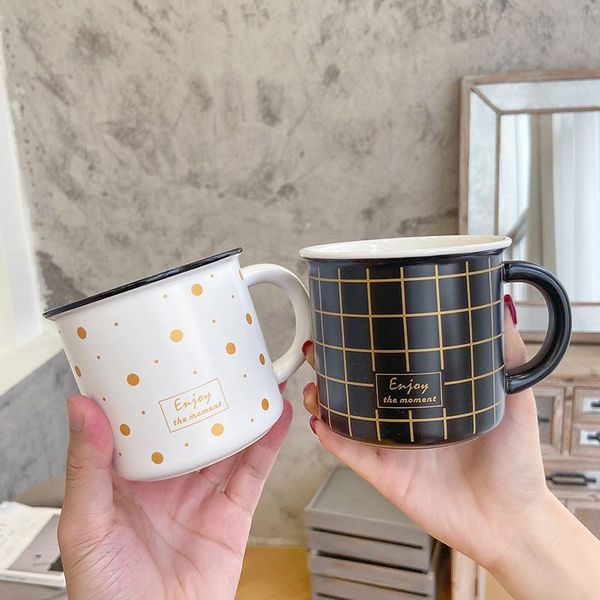 mugs nordic style simple black and white couple mug business office ceramic water cup breakfast coffee
mugs nordic style simple black and white couple mug business office ceramic water cup breakfast coffee