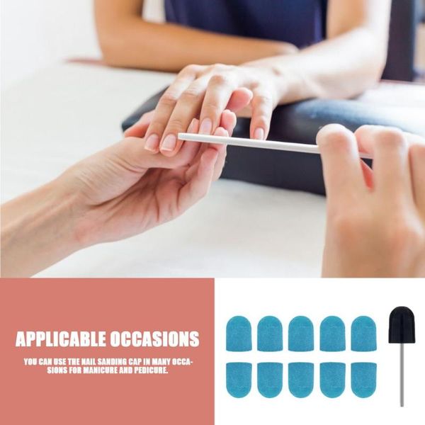 nail art equipment colorful sanding cap with rubber for grinding polishing consolidation long-lasting, Silver
nail art equipment colorful sanding cap with rubber for grinding polishing consolidation long-lasting, Silver