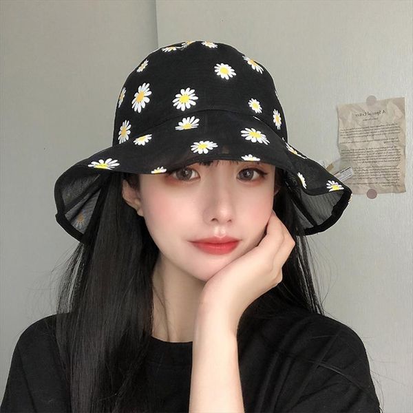 daisies embroidered bucket hat women girl transparent lace flower mesh panama fishing female bonnets for bob, Blue;gray
daisies embroidered bucket hat women girl transparent lace flower mesh panama fishing female bonnets for bob, Blue;gray