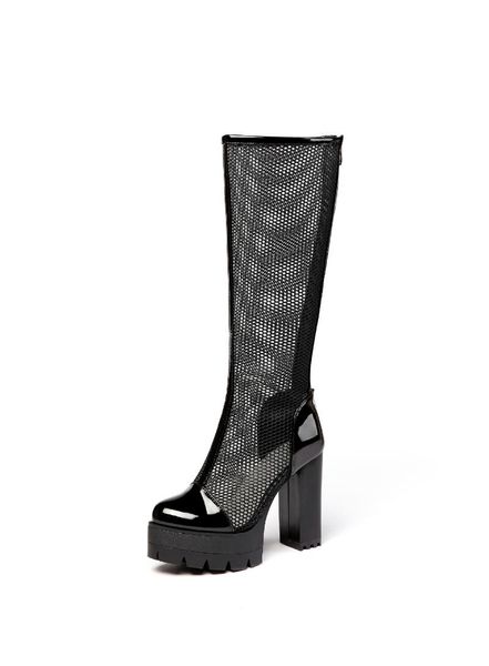 dress shoes spring 2021 style super high heel water table 40-43 large breathable mesh cool boots women, Black
dress shoes spring 2021 style super high heel water table 40-43 large breathable mesh cool boots women, Black