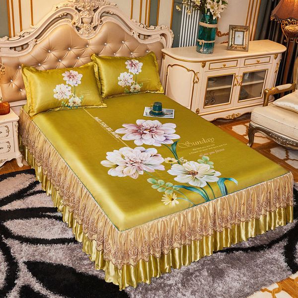 bed skirt chinese style ice silk ding set summer luxury lace sheet covers non-slip king/queen textile 3pcs j8094 plnc
bed skirt chinese style ice silk ding set summer luxury lace sheet covers non-slip king/queen textile 3pcs j8094 plnc