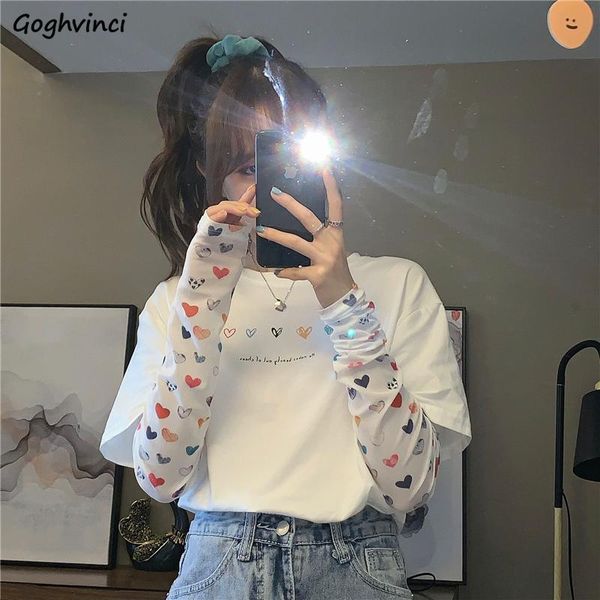 women's t-shirt women long sleeve t-shirts spring patch designs printed sweat fresh korean fashion leisure preppy style loose teens bf, White
women's t-shirt women long sleeve t-shirts spring patch designs printed sweat fresh korean fashion leisure preppy style loose teens bf, White