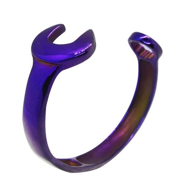 link, chain est design polish purple wrench bracelet 316l stainless steel jewelry fashion biker style cool, Black
link, chain est design polish purple wrench bracelet 316l stainless steel jewelry fashion biker style cool, Black