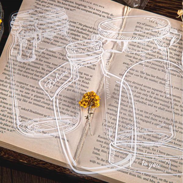 gift wrap 20 pcs/pack bottle shape sticker pet transparent decorative labels stickers diy flower diary scrapbooking materia
gift wrap 20 pcs/pack bottle shape sticker pet transparent decorative labels stickers diy flower diary scrapbooking materia