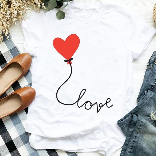 women lady casual love balloon sweet 90s style cute print shirt t tee for womens clothes tshirt female graphic t-shirt, White
women lady casual love balloon sweet 90s style cute print shirt t tee for womens clothes tshirt female graphic t-shirt, White