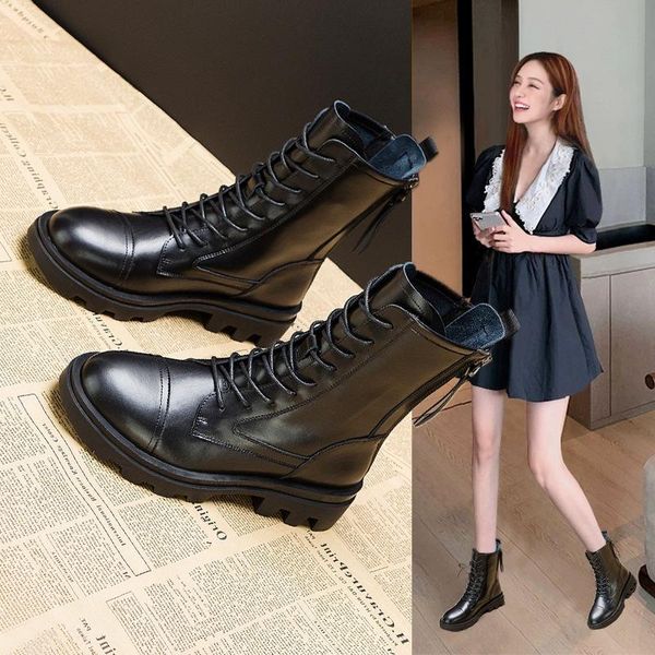 boots 2021 women's autumn winter mid-calf british style warm snow ladies flat with back zip non-slip, Black
boots 2021 women's autumn winter mid-calf british style warm snow ladies flat with back zip non-slip, Black