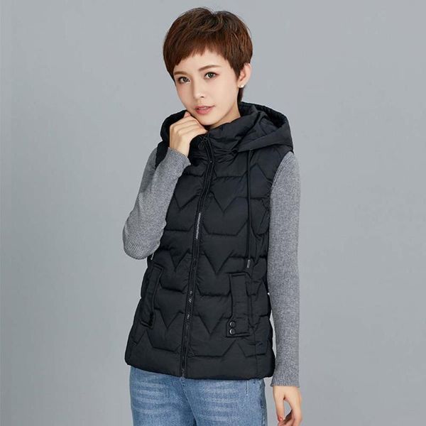 women's vests winter vest women hooded warm jacket plus size candy color cotton waistcoat wadded feminina chalecos casual short, Black;white
women's vests winter vest women hooded warm jacket plus size candy color cotton waistcoat wadded feminina chalecos casual short, Black;white