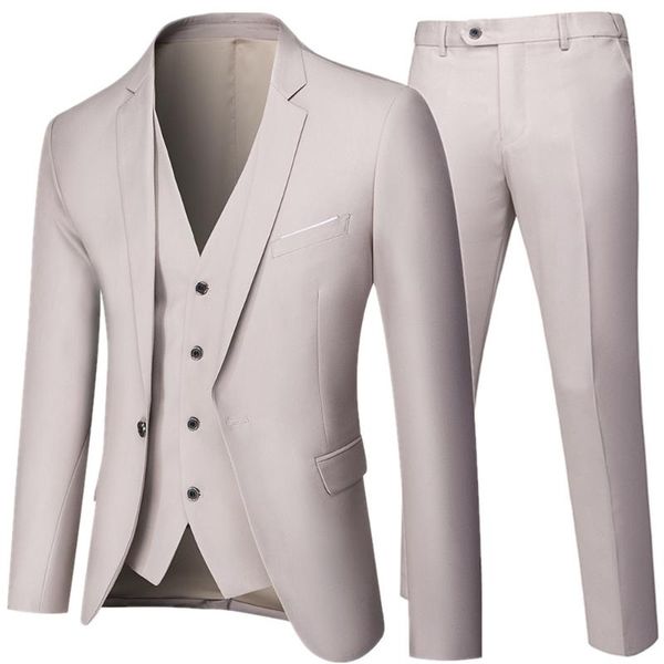 men's suits & blazers jacket vest wedding three pieces big mate professional, White;black
men's suits & blazers jacket vest wedding three pieces big mate professional, White;black