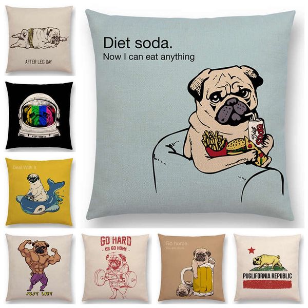 funny bulldog cushion cover cute dog happy life bodybuilding home decor sofa throw pillowcase
funny bulldog cushion cover cute dog happy life bodybuilding home decor sofa throw pillowcase