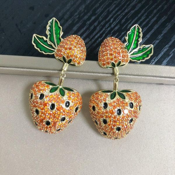 hoop & huggie bilincolor cute orange fruite berry earrings for women jewelry, Golden;silver
hoop & huggie bilincolor cute orange fruite berry earrings for women jewelry, Golden;silver
