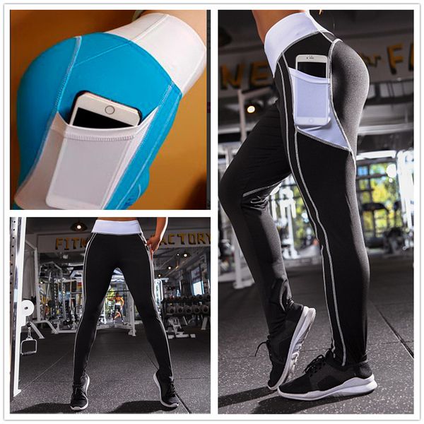 high waist pocket splicing peach pants women's leisure yoga pants tight fitness leggings running women's leggings push-up legging, Black
high waist pocket splicing peach pants women's leisure yoga pants tight fitness leggings running women's leggings push-up legging, Black
