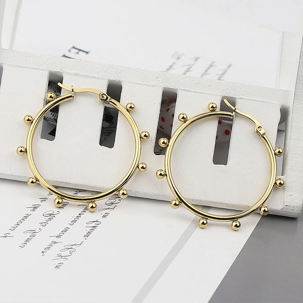 selling fashion jewelry new steel ball earrings stainless steel three sizes for women and girls love party gifts wholesale, Silver
selling fashion jewelry new steel ball earrings stainless steel three sizes for women and girls love party gifts wholesale, Silver