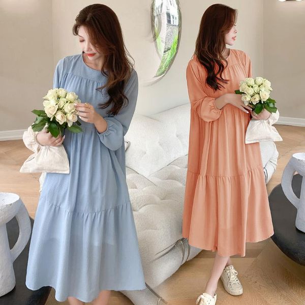 maternity dresses 796# 2021 autumn korean fashion long dress large size loose clothes for pregnant women fall casual pregnancy clothing, White
maternity dresses 796# 2021 autumn korean fashion long dress large size loose clothes for pregnant women fall casual pregnancy clothing, White