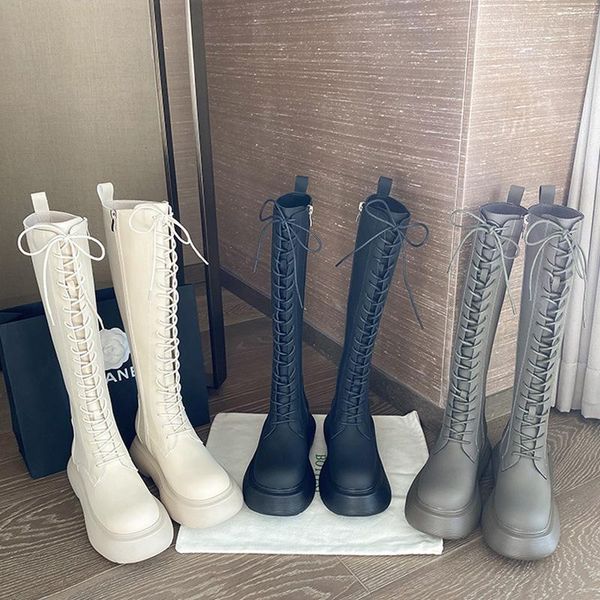 boots female frosted lace-up thick bottom comfortable autumn rider british style mid-tube winter, Black
boots female frosted lace-up thick bottom comfortable autumn rider british style mid-tube winter, Black