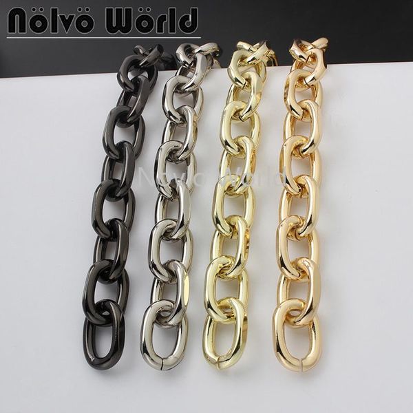 bag parts & accessories 1-5-10 meters 4 colors 4.5mm thick 25*16mm aluminum meterial polished chains for woman handbag purse, Black
bag parts & accessories 1-5-10 meters 4 colors 4.5mm thick 25*16mm aluminum meterial polished chains for woman handbag purse, Black