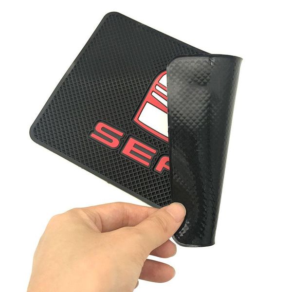 anti-slip mats car logo anti slip mat gps phone holder non-slip pad for seat all models auto accessories ornament