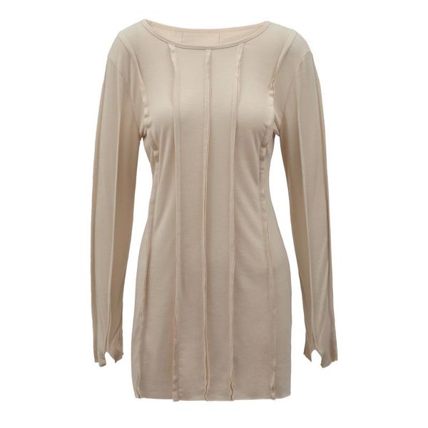 casual dresses women close-fitting patchwork dress fall ladies solid color round collar long sleeve sundress 2021, Black;gray
casual dresses women close-fitting patchwork dress fall ladies solid color round collar long sleeve sundress 2021, Black;gray