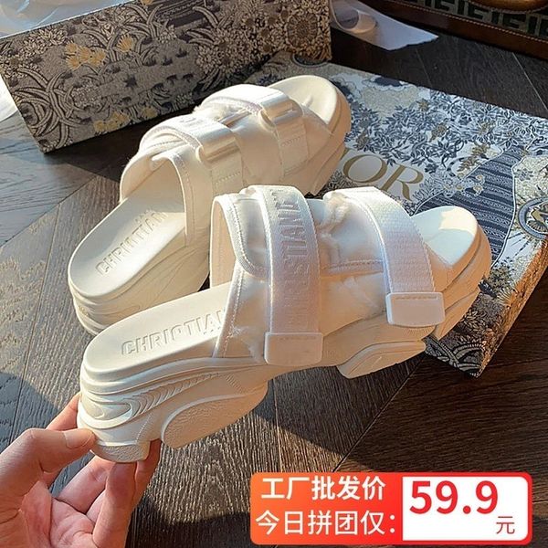 2021 new d'aolaoda slippers for women's summer wear thick soled high rise shoes flat hook and loop fastener sports sandals zly zly, Black
2021 new d'aolaoda slippers for women's summer wear thick soled high rise shoes flat hook and loop fastener sports sandals zly zly, Black