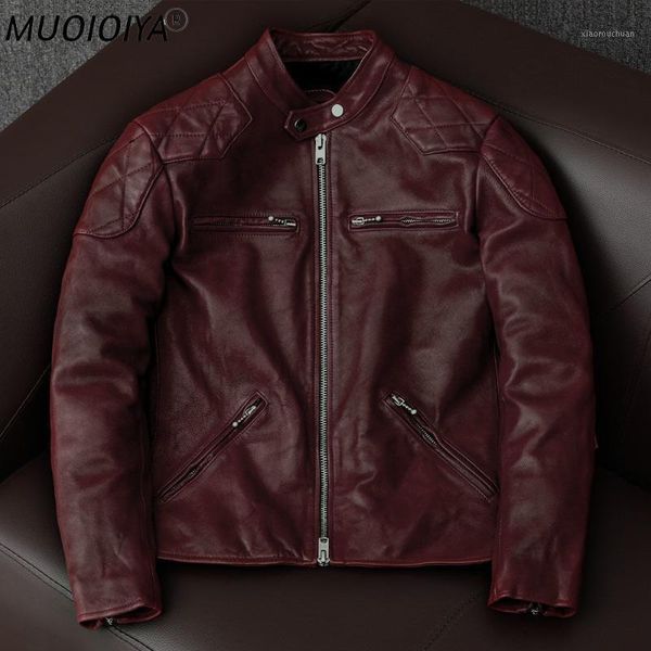 men's leather & faux 2021 autumn winter fashion men sheepskin jacket motorcycle vintage outwear male stand classic slim fit coats w59, Black
men's leather & faux 2021 autumn winter fashion men sheepskin jacket motorcycle vintage outwear male stand classic slim fit coats w59, Black
