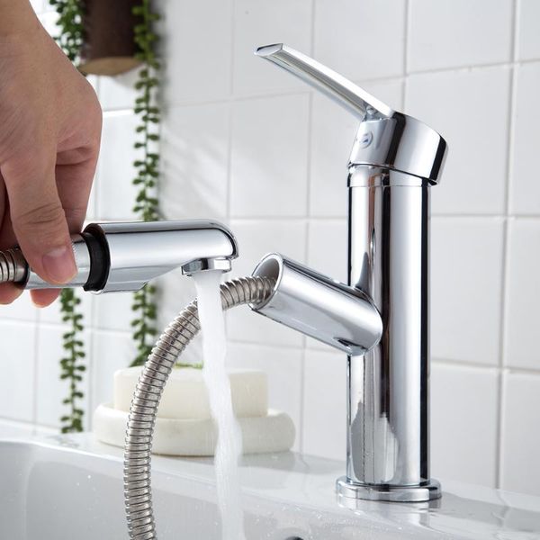 chrome brass pull out faucets for bathroom basin sink cold water mixer tap faucet deck mount taps
chrome brass pull out faucets for bathroom basin sink cold water mixer tap faucet deck mount taps
