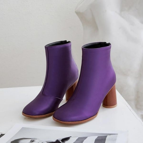 boots oversized 9 10 -17 women shoes ankle for ladies woman winter solid color round head back zipper, Black
boots oversized 9 10 -17 women shoes ankle for ladies woman winter solid color round head back zipper, Black