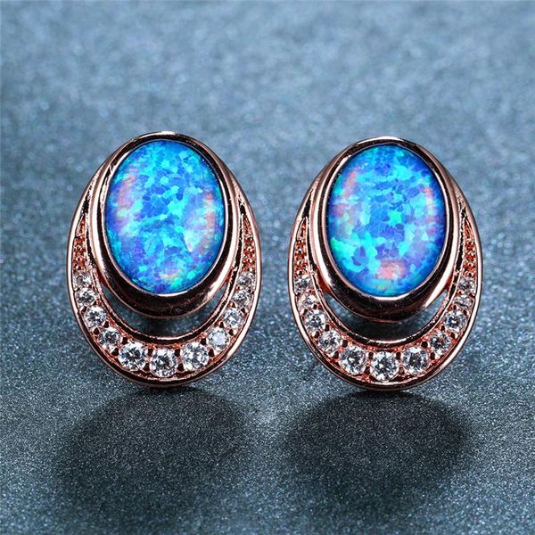 stud charm silver color wedding earrings vintage hollow oval cute female white blue opal stone for women, Golden;silver
stud charm silver color wedding earrings vintage hollow oval cute female white blue opal stone for women, Golden;silver