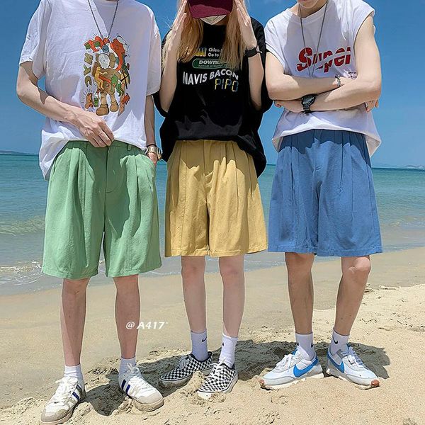men's shorts summer cotton fashion multicolor casual pants men streetwear loose straight stretch waist beach mens s-xl, White;black
men's shorts summer cotton fashion multicolor casual pants men streetwear loose straight stretch waist beach mens s-xl, White;black