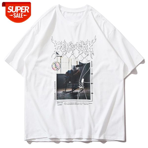 Streetwear Creative Poster Print Hip Hop T-Shirt Men 2021 Summer Harajuku Tshirt Cotton Tops Tee Loose Short Sleeve Shirt Black #Ls0S, White;black
Streetwear Creative Poster Print Hip Hop T-Shirt Men 2021 Summer Harajuku Tshirt Cotton Tops Tee Loose Short Sleeve Shirt Black #Ls0S, White;black