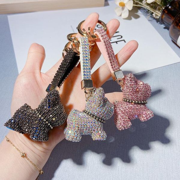 keychains 2021 cute full crystal dog dolls keychain leather keyrings for women bag charms pendant jewelry car key chain holder, Silver
keychains 2021 cute full crystal dog dolls keychain leather keyrings for women bag charms pendant jewelry car key chain holder, Silver