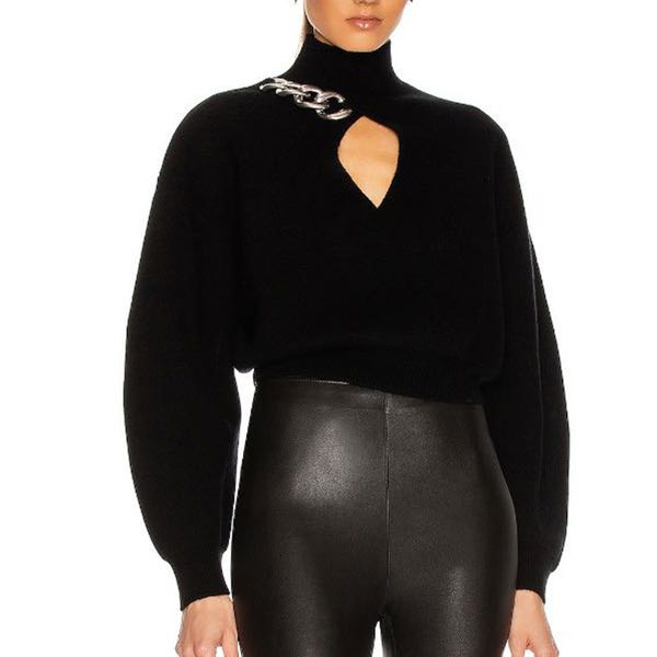 2021 new runway designers turtleneck long sleeve knitted sweater women autumn winter oversized black knit pull femme hiver fbiy, White;black
2021 new runway designers turtleneck long sleeve knitted sweater women autumn winter oversized black knit pull femme hiver fbiy, White;black