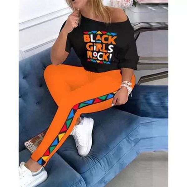 women off shoulder tracksuit sets 2 piece set letter print short sleeve female suit 2021 new summer sport pant suits ladies, Gray
women off shoulder tracksuit sets 2 piece set letter print short sleeve female suit 2021 new summer sport pant suits ladies, Gray