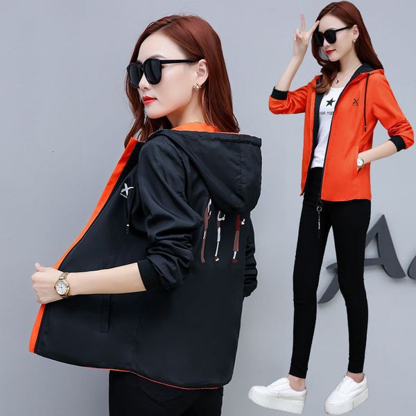spring women bomber jacket zipper hooded reversible wear cartoon print outwear 2021 new loose plus size casual sports jacket cx200725, Black;brown
spring women bomber jacket zipper hooded reversible wear cartoon print outwear 2021 new loose plus size casual sports jacket cx200725, Black;brown